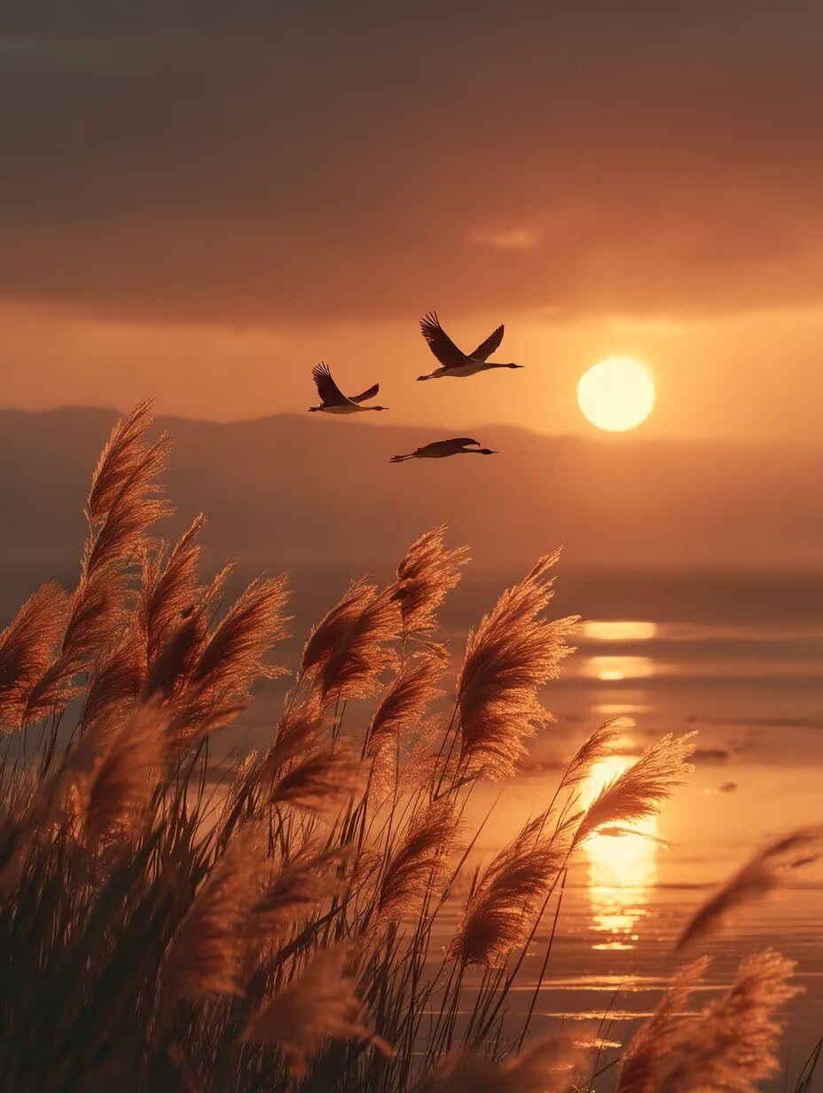 Puzzle 6000 para Adultos, El Atardecer De Los Arrozales, Clásicos YHPGL7186