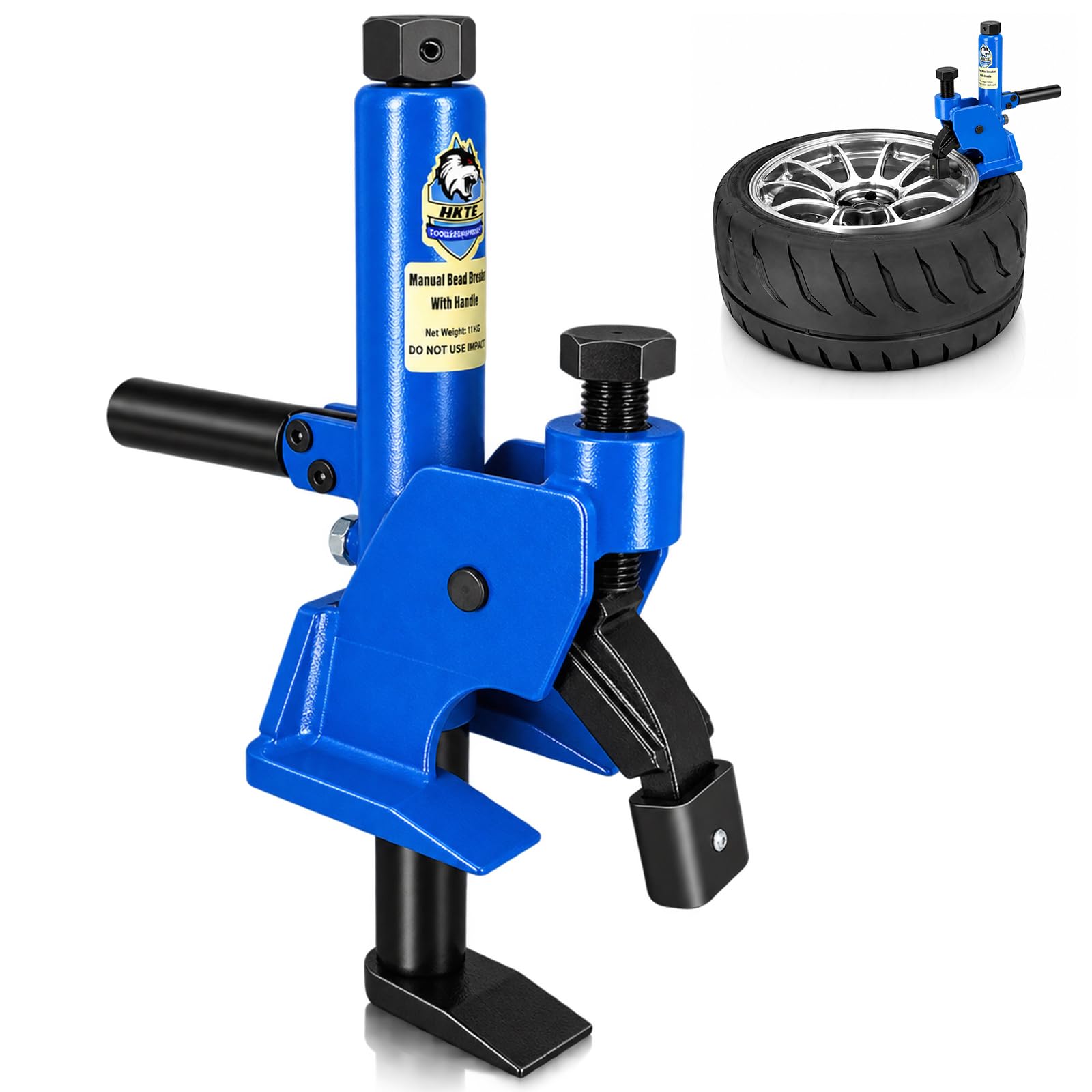 Manual Tire Bead Breaker with US-Patented Handle for ATV & Tractor Tires