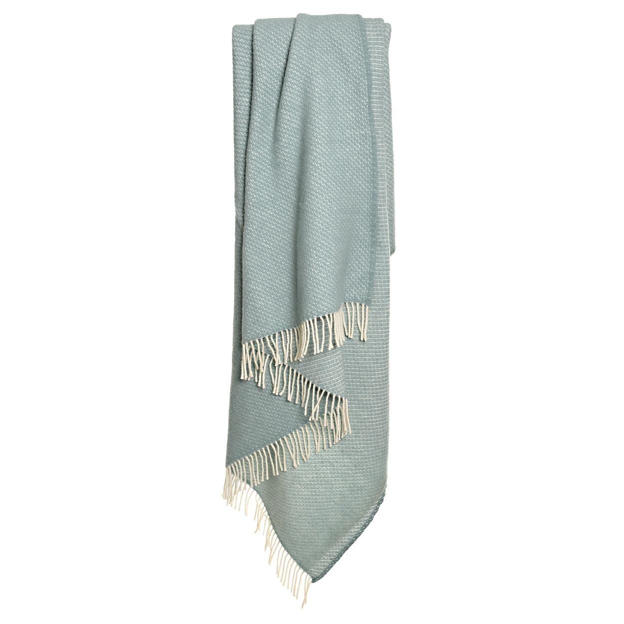 Tweedmill Blue Lifestyle Averil Throw Ocean 150Cm X 183Cm 100% New Pure Wool Made In Wales