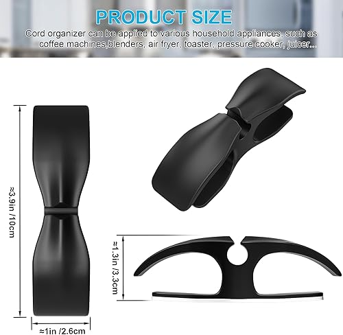 Miniatura 3 de Organizador de cables para electrodomésticos de cocina, organizador de cables mejorado para electrodomésticos, envoltura de cables de
