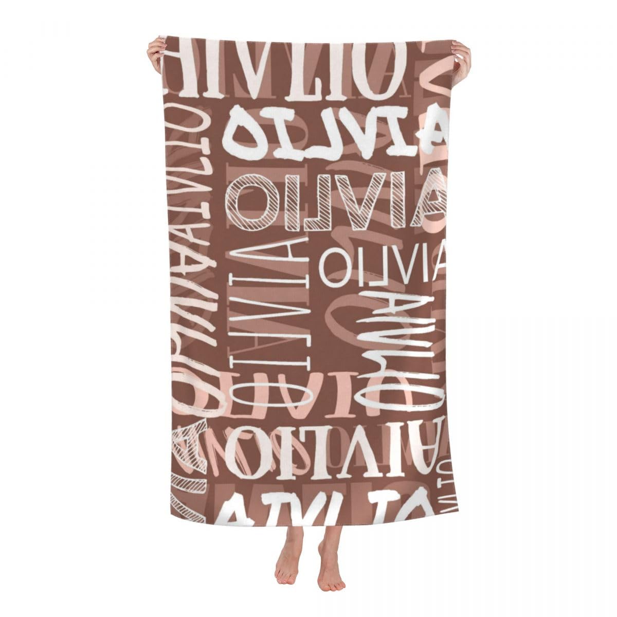 NGGBBDYGB Custom Beach Towels For Children Personalized Monogram