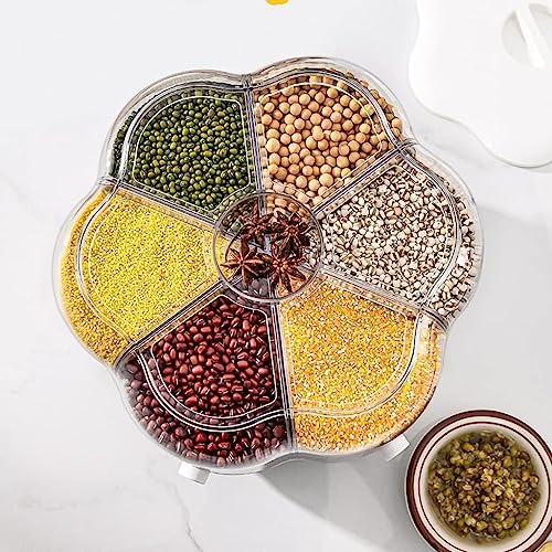 Distributeur d'aliments rotatif pour éviter le gaspillage de riz
