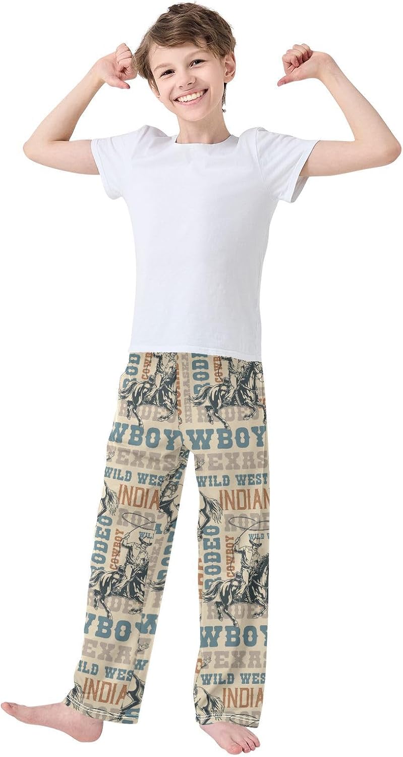 Cowboy Rodeo Rider Pajama Pants Pajama Bottoms Soft Sleep Pjs Lounge Pants S