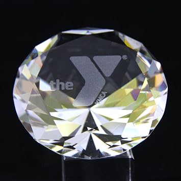 Custom Engraved Crystal Diamonds Award