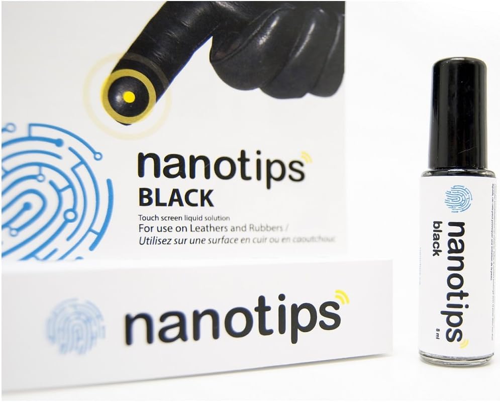 Make Any Gloves Texting Gloves- Leather Formula - iPhone & Android Texting - Smart Fingers - Never take Your Gloves Off to Text