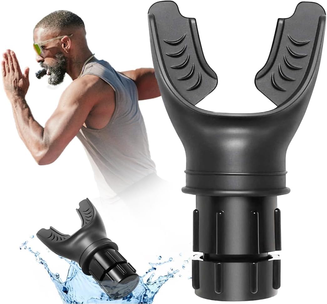 Lung Breathing Trainer Exercise Device-Compact Pure Silicone Lung Exerciser Device, Respiratory Muscle Trainer, Lung Expander, Breathing Enhancer, Ideal & Adjustable for All, Easy to Clean-image-8