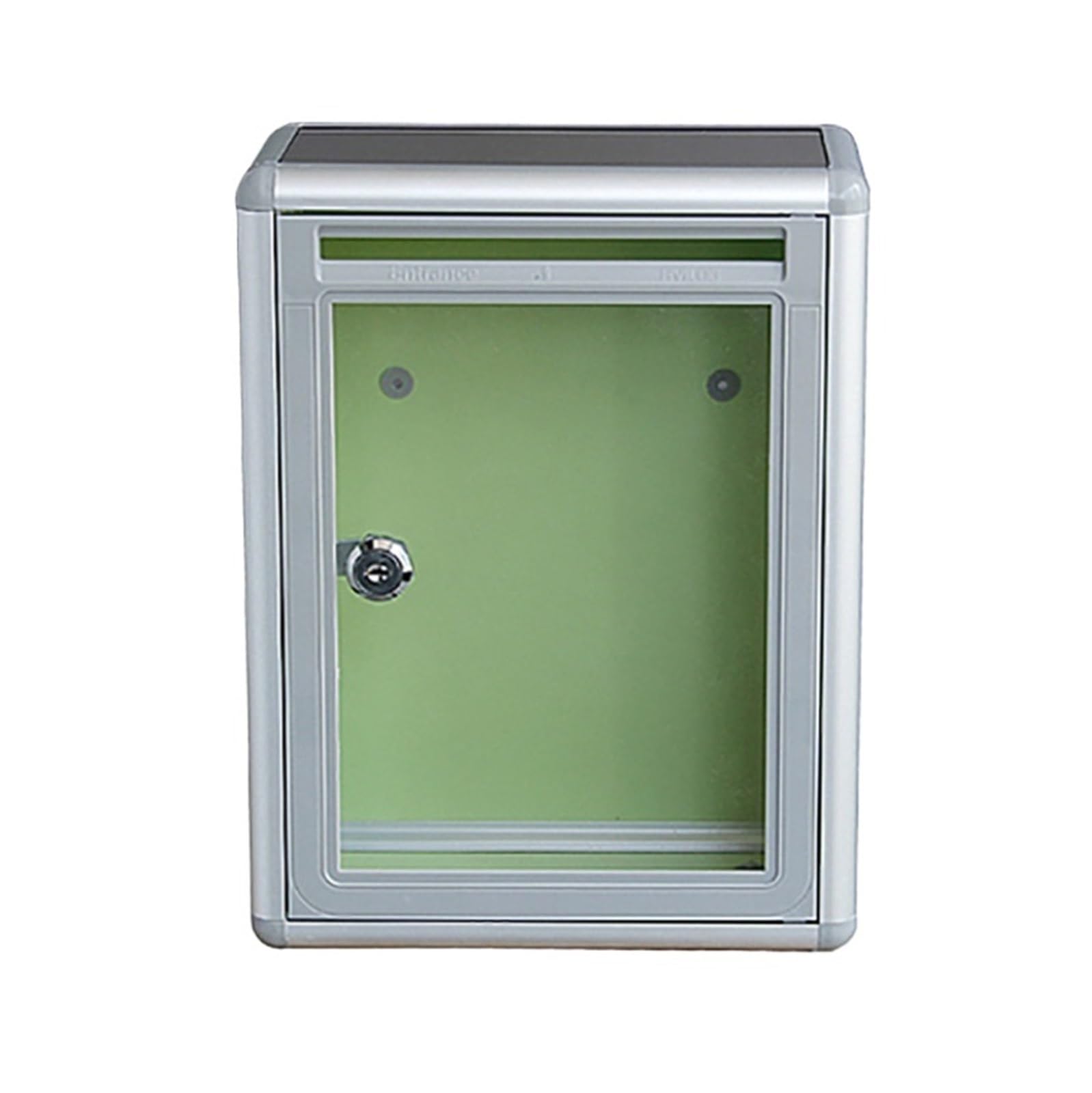 letter box, Mailbox Aluminum Alloy Wall Mounted Mail Box Safe Mailboxes With Lock And Key
