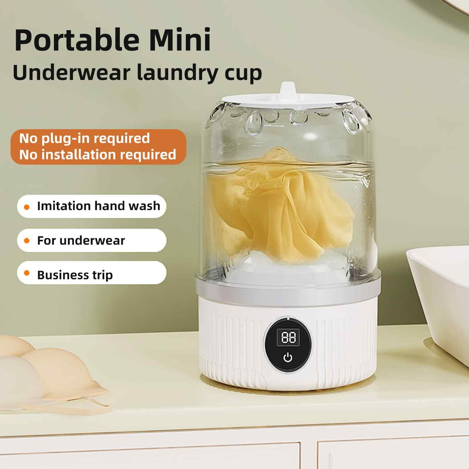 Underwear Washer, Portable Rechargeable Mini Washing Machine