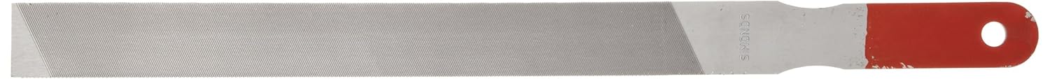 Simonds Rectangular All Purpose Machinist Hand File, Double Cut/Single Cut, American Pattern, 10" Length (Pack of 1)