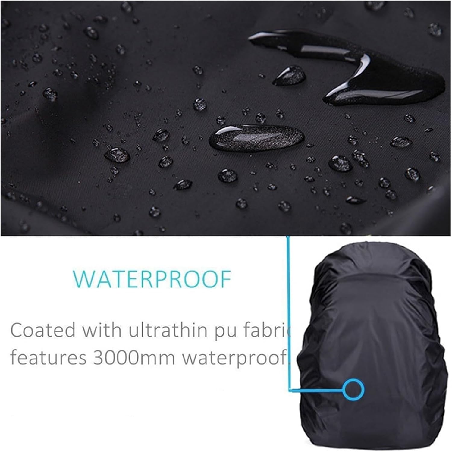 Backpack Rain Cover 35L 100L 120L Rain Cover Backpack Waterproof Bag Dust Hiking Camping Bags Large 90L 95L 110L