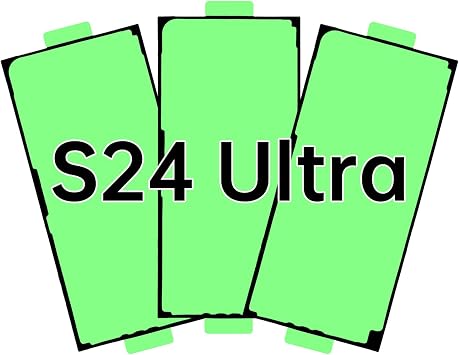 3PCS Battery Door Cover Adhesive Tape for Samsung Galaxy S24 Ultra | Back Cover Sticker Adhesive Tape Glue Replacement for samsungs24 ultra SM-S928U SM-S928U1