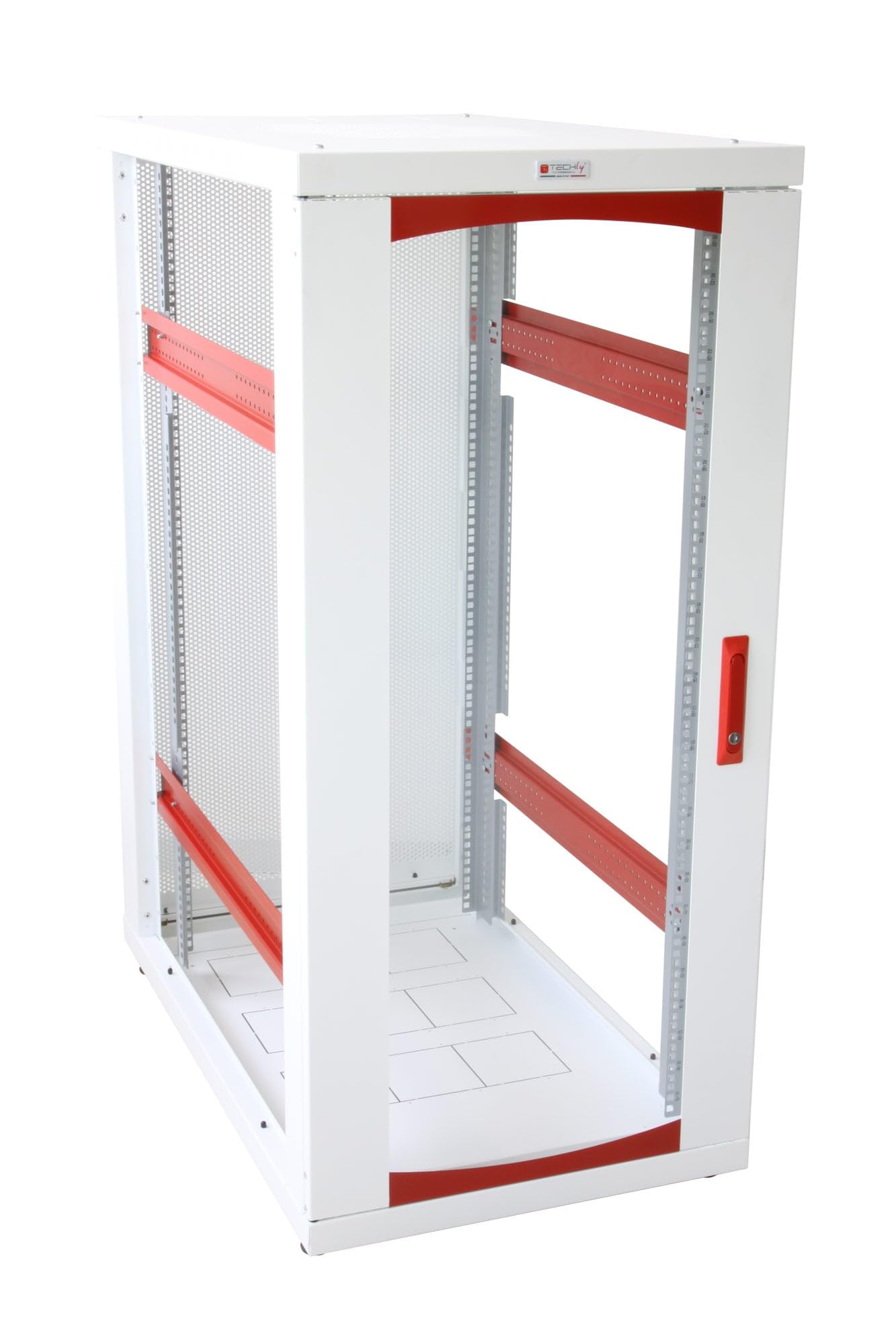 Techly Professional 105032 Armadio Server Rack 19" 600x1000 27 Unita' Bianco Serie IdealNET Bianco