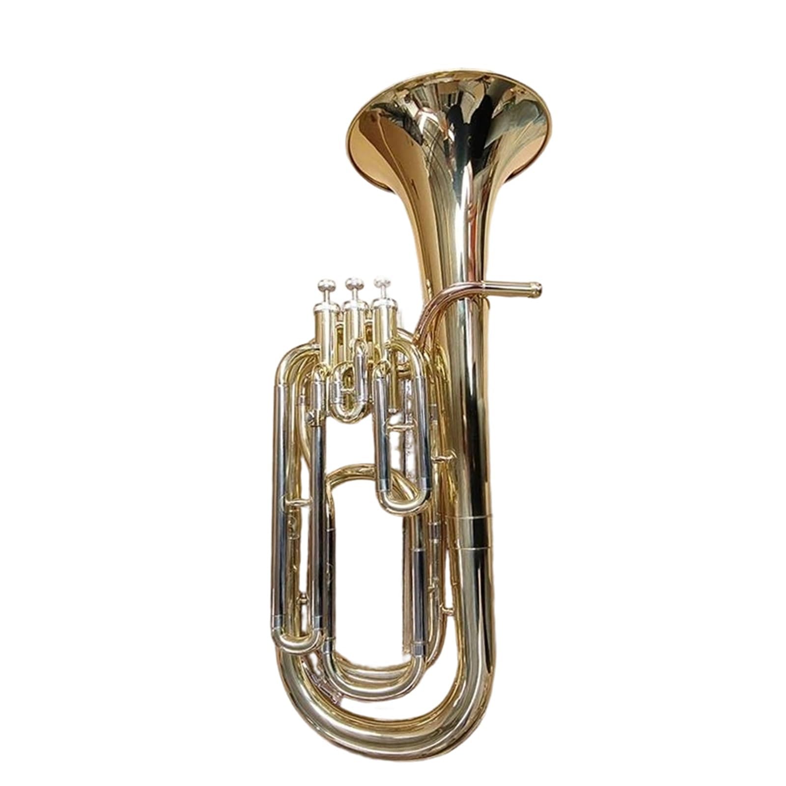 Eufonium Dla Początkujących Profesjonalny 3zaworowy Instrument Dęty Blaszany Bb Euphonium Dla Dorosłych I Początkujących