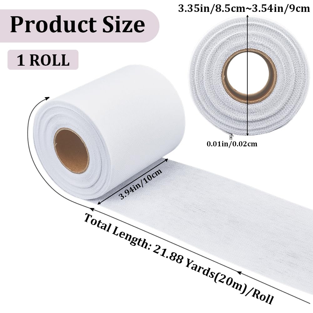 GORGECRAFT Light Weight Non-Woven Fusible Interfacing 3.94