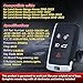 Aichiyu Smart Remote Key Fob Replacement 5 Buttons 315Mhz for Land Rover Discovery Range Rover Sport Evoque 2018 2019 2020 2021 2022 2023 FCC ID: KOBJXF18A, P/N: JK52-15K601-AF/AG/AA/CF/CG