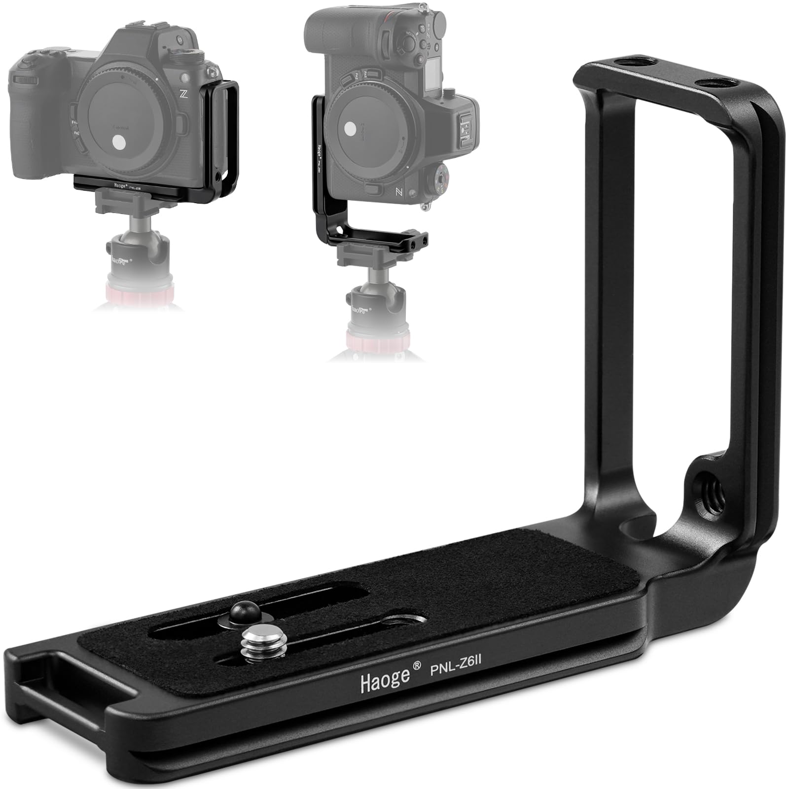 Haoge PNL-Z6II L Bracket for Nikon Z6 iii Z5 Z6 Z7 Z6II Z7II Z-Mount Camera, Arca Style Compatiable Quick Release Plate