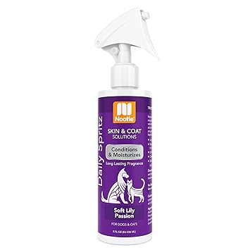 Nootie Daily Pet Conditioning Spritz, 8-Ounce, Soft Lily Passion