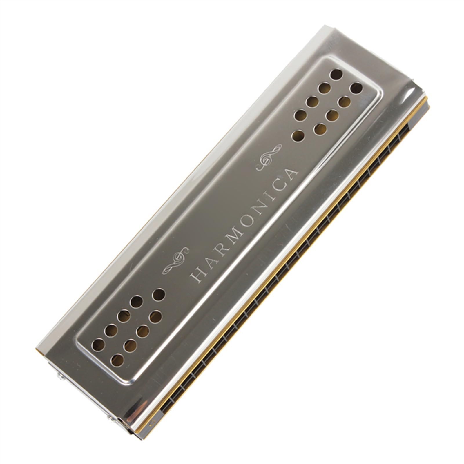 Chiave a 24 fori di C&G Strumenti musicali a tremolo armonica a doppio lato per gli amanti dell'armonica Armonica Strumento Musicale