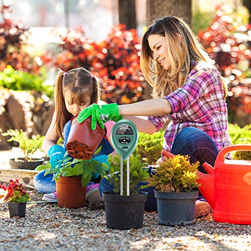 image for HACOON Soil Moisture Sunlight Ph Test Meter,Soil Tester Meter, 3-in-1 