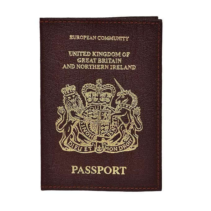 xsource Leather British Passport Cover Passport Holder Slim Passport Cover for Travel, Gift Women & Man, Vaccine Card Slot ​(Brown)-picture-38