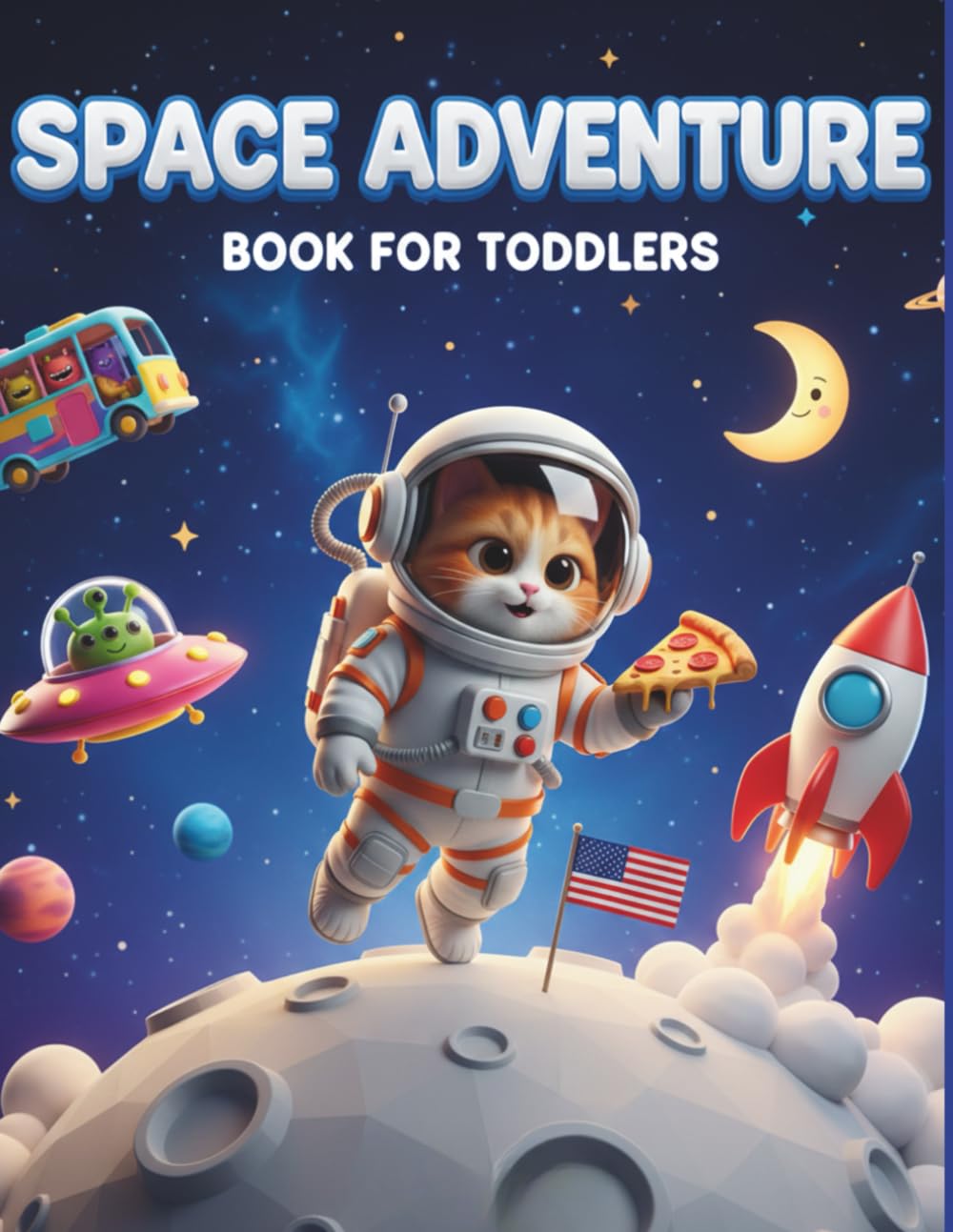 Space Adventure Book For Toddlers 50+ Simple Coloring Pages, Mazes, and Fun Activities for Little Astronauts: My First Big Book of Outer Space