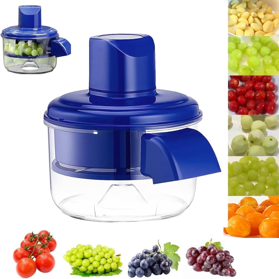 Electric Grape Peeling Machine, Garlic Peeler Machine, Automatic Fruit Peeling Tool, Rechargeable Home Kitchen Peeler Essentials Accessories, Commercial Smart Fruit Machines