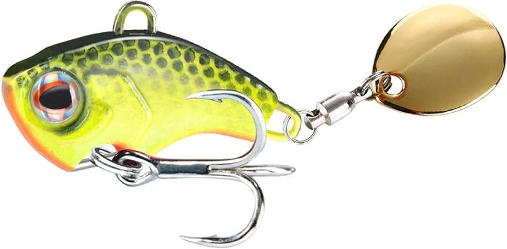 Amazon | 1個回転メタルバイブ振動スピナースプーンフィッシングルアー