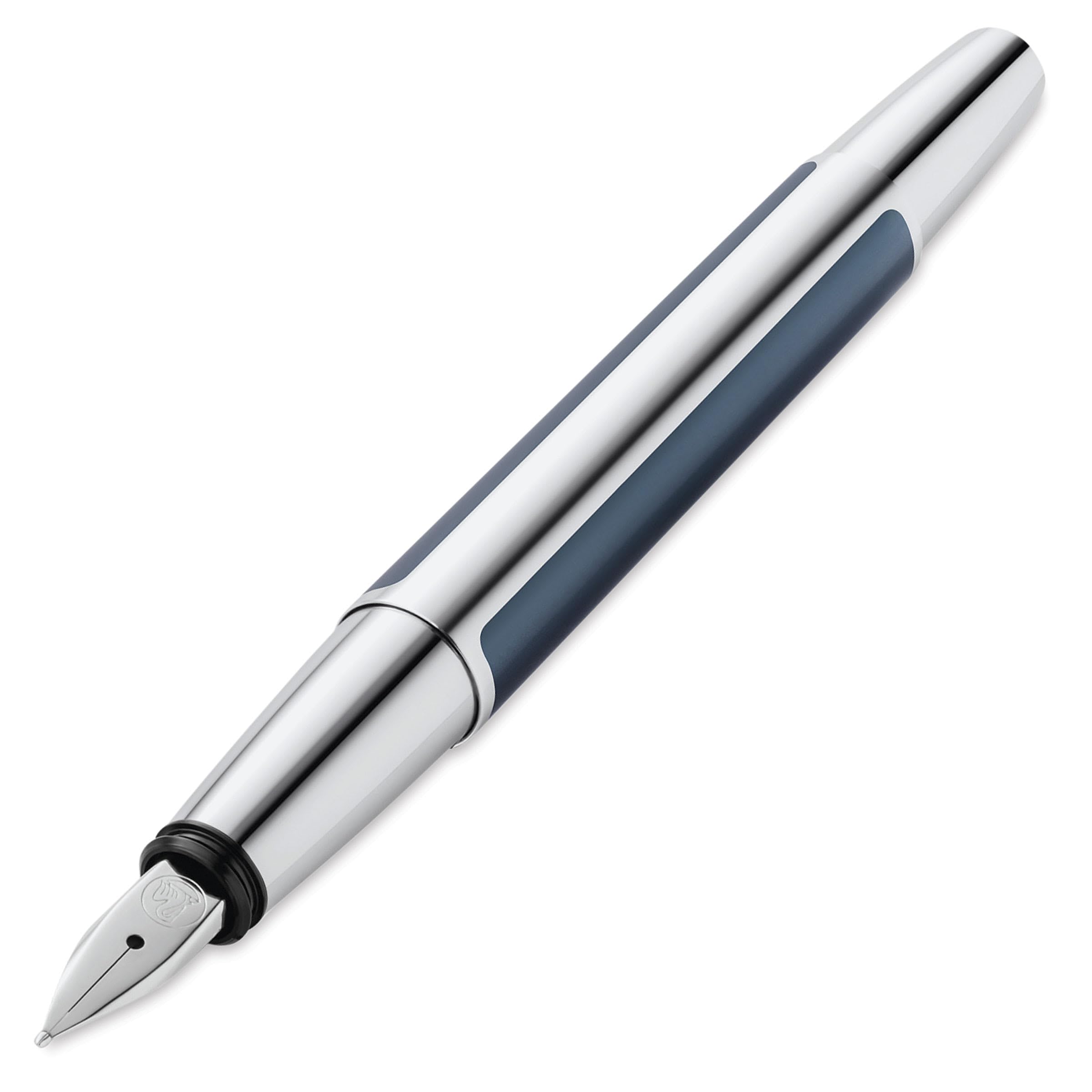 Pelikan Füllhalter Pura P40, Petrol, Feder M (mittel), hochwertiger Patronenfüller im Geschenk-Etui, 822671