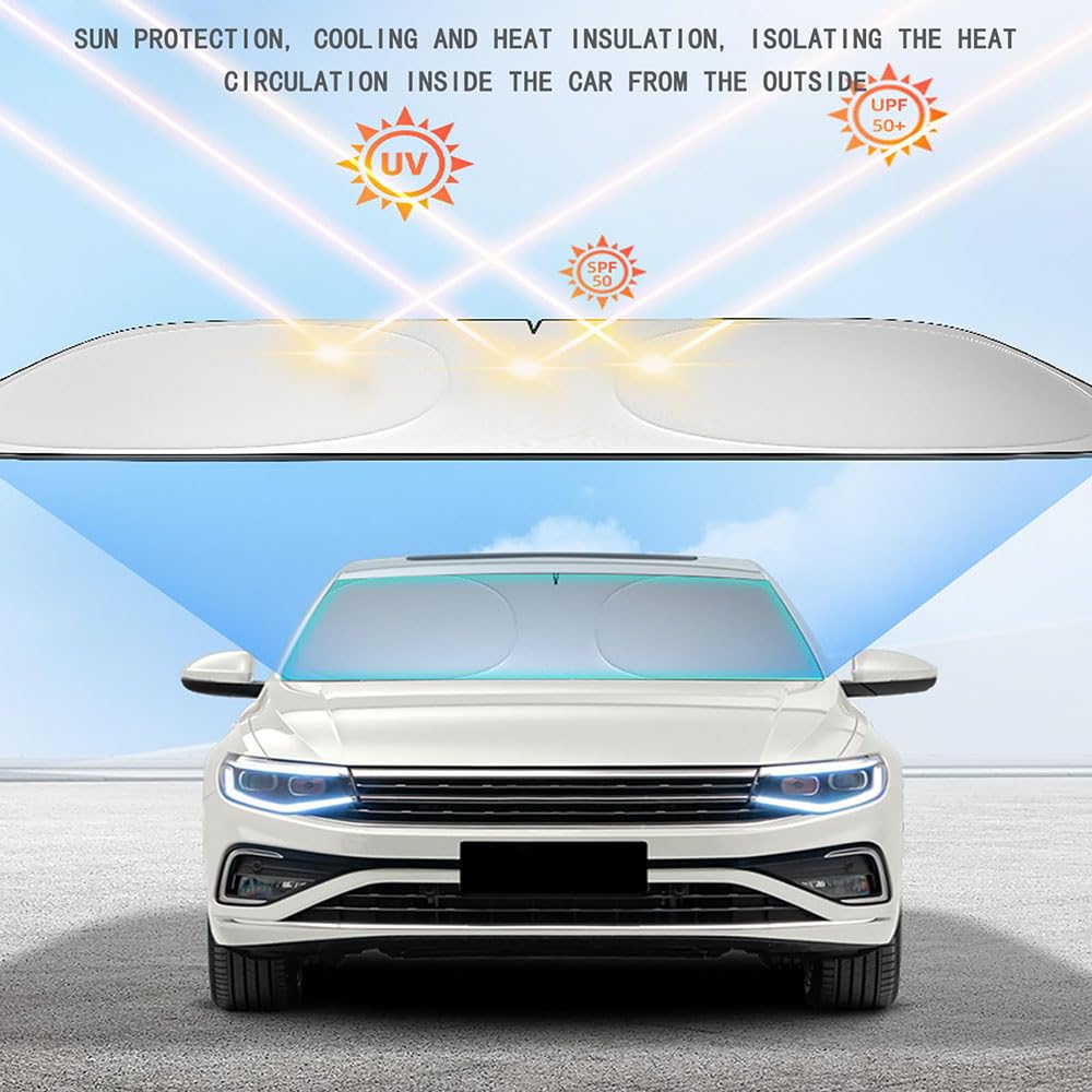 Parasole Auto Per Renault Captur E Clio - Parasole Parabrezza Interno Pieghevole Con Protezione UV - Foto 6