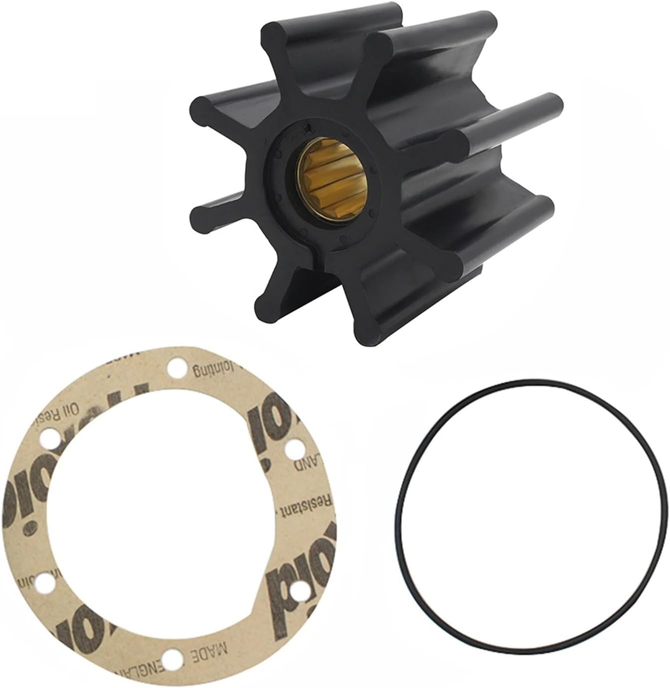 Impeller Kit For D4 225 260 300 D5 D7 MD 31 41 42 Engine Water Pump 877061 801277 825941 21951356 3841697 875593