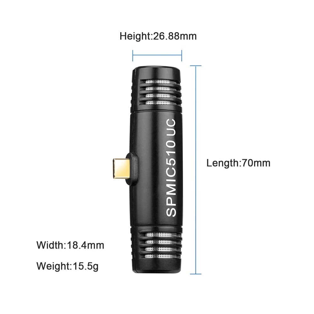 Saramonic USB-C マイク SPMIC510UC Amazon.co.jp: Saramonic USB-C マイク SPMIC510UC コンパクト