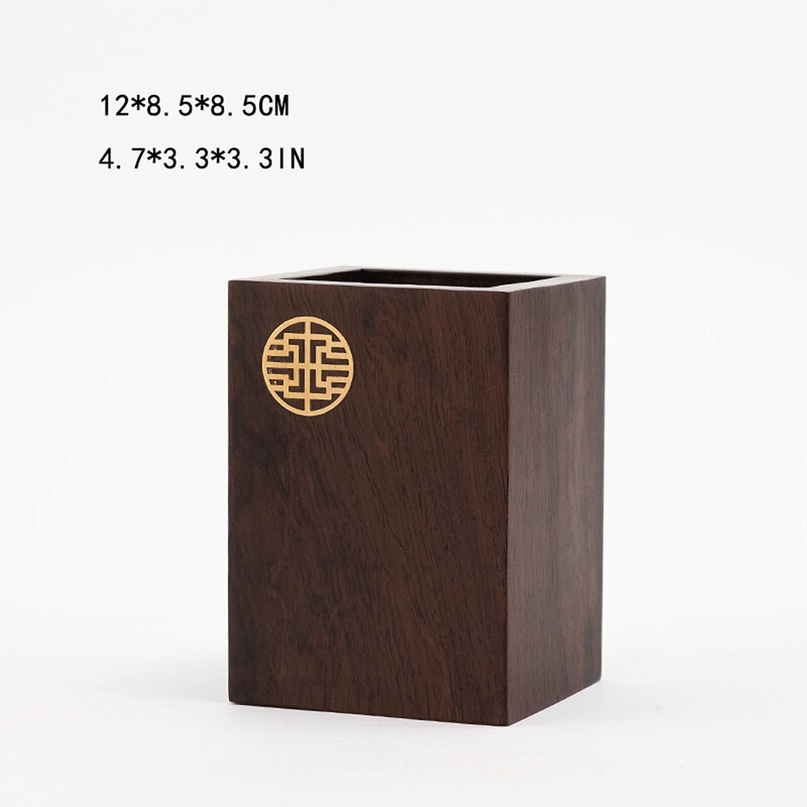 Bote para Pinceles Soporte de lápiz Purple Sandalwood Pen Titular para Escritorio Multifuncional Lápiz Lápiz Escuela Oficina Suministros Accesorios contenedor para bolígrafos(A)