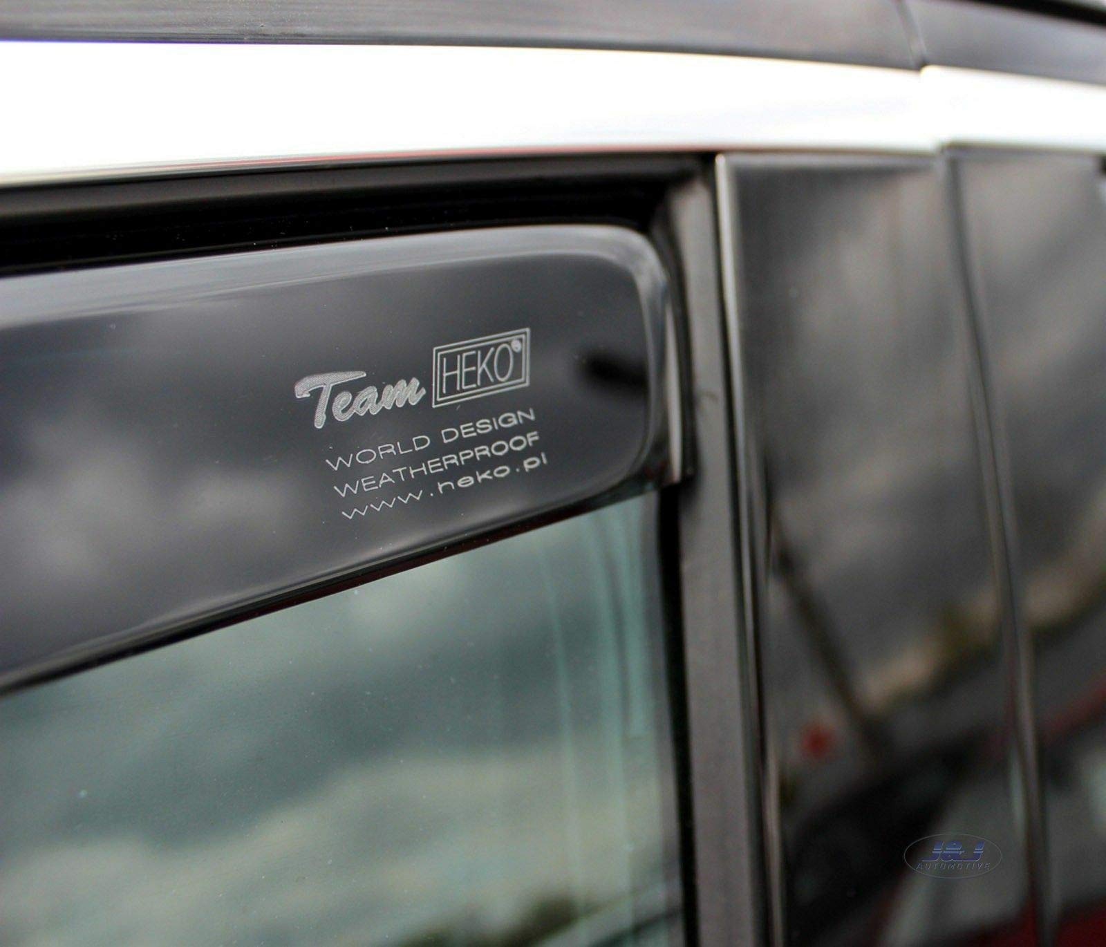 J&J AUTOMOTIVE HEKO Windabweiser für Audi Q7 4L 2005-2015, 2tlg