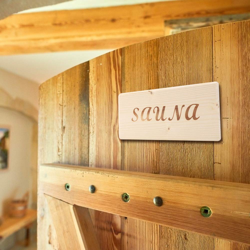 Poignée de porte de sauna d'ingénierie durable kit en bois noble pour salle de bain