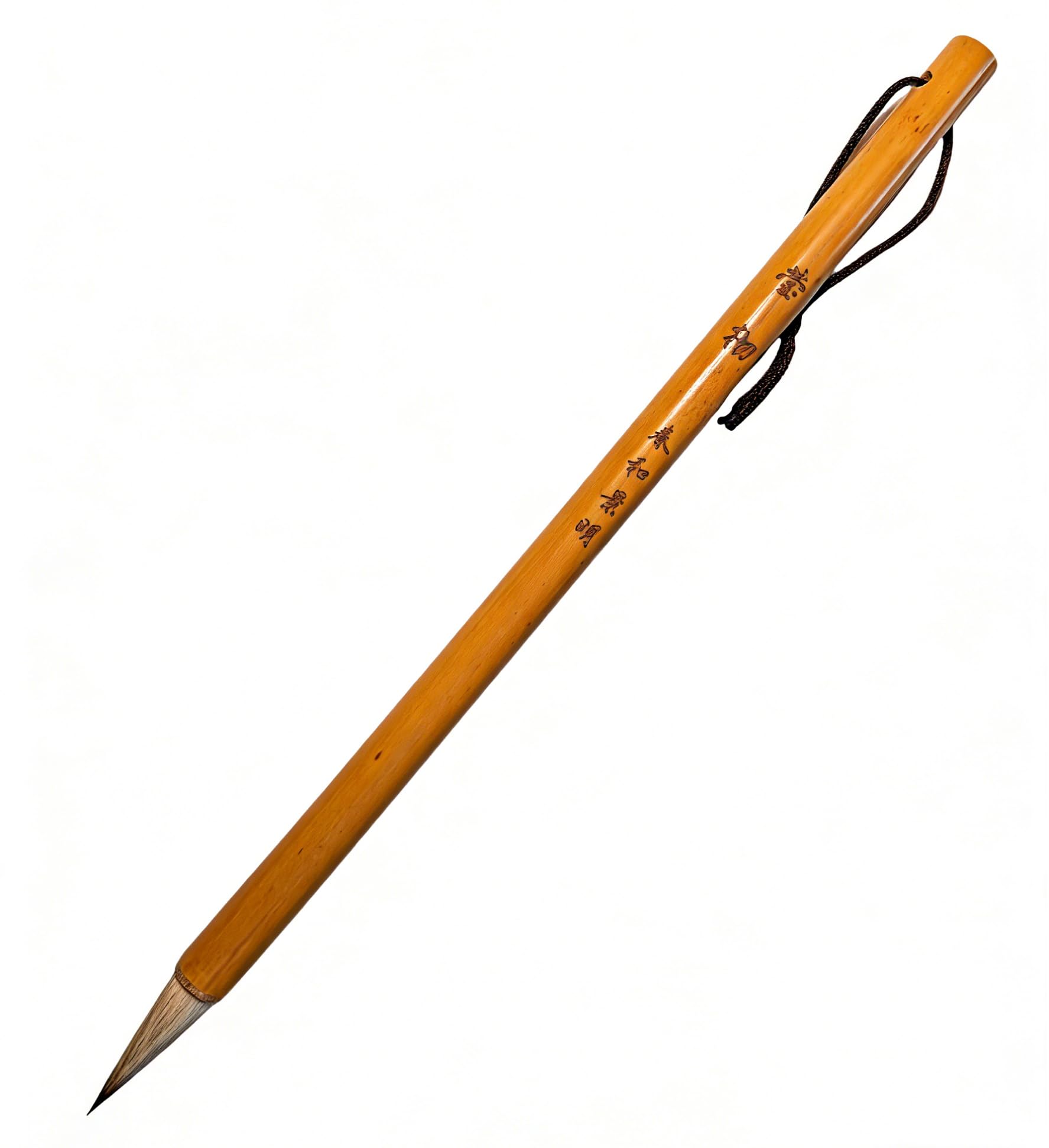 Traditional Calligraphy Brush Bamboo Shaft Medium Artisan Handmade Japan