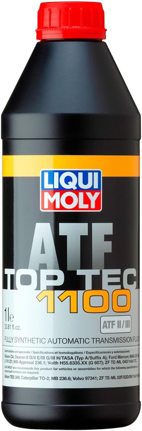 Liqui Moly Top Tec ATF 1100 1 Liter Bottle 20118 Transmission Fluid