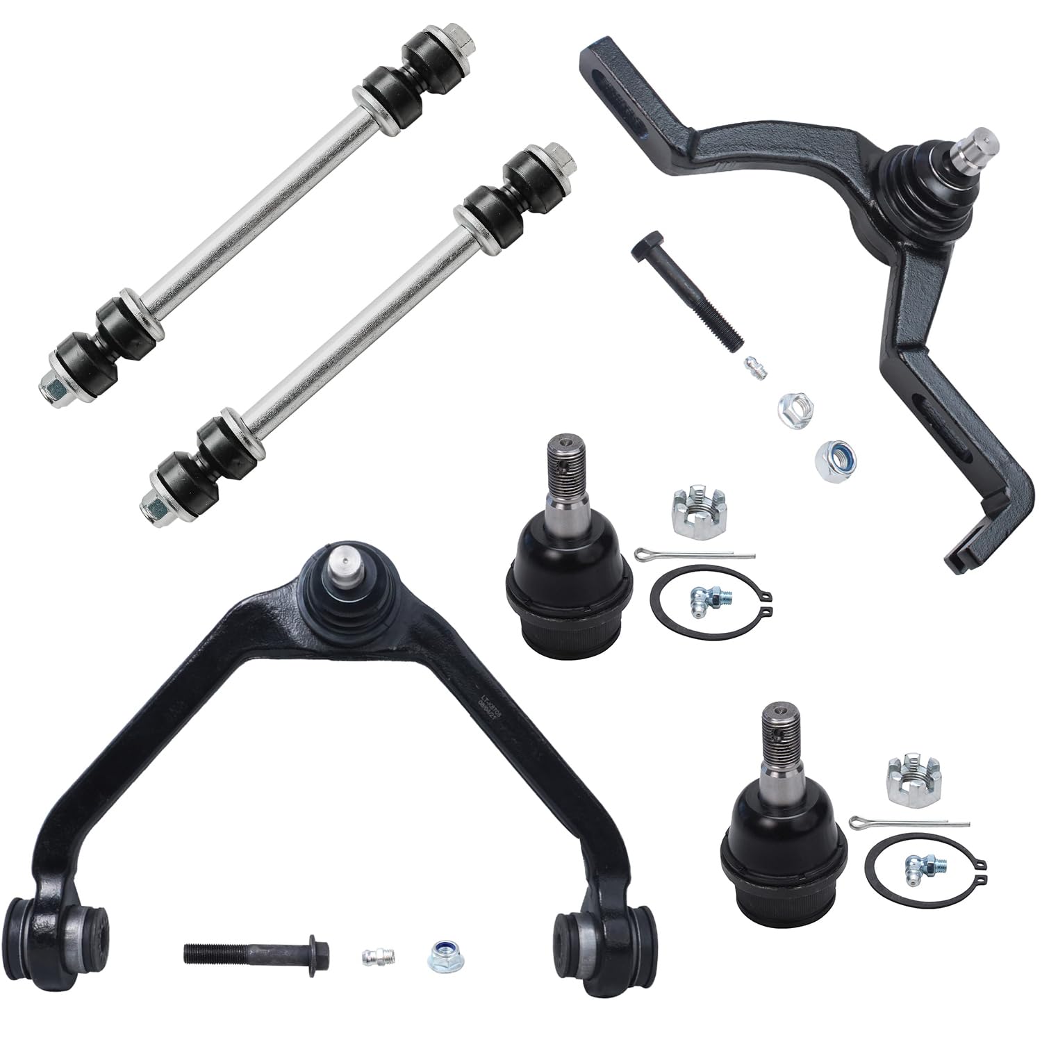 Detroit Axle - 6pc Front Control Arms Kit for Ford Explorer Sport Trac