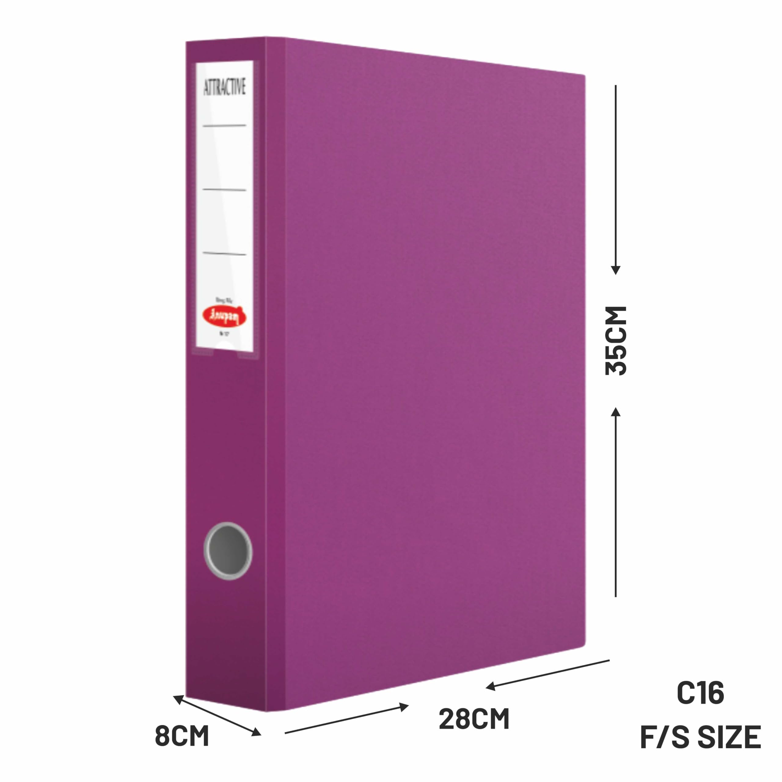 Anupam Cobra Spring File | Full Size (F/S) | Robust Textured Cover