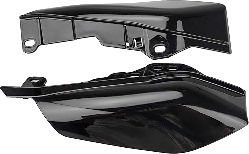 Miniatura 4 de Deflector de aire de marco medio negro escudo térmico para Harley Electra Glide Road Glide Road King Street Glide Tri Glide 2017 2018 2019
