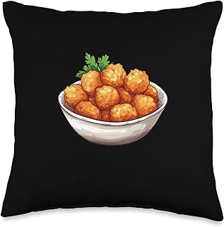Tater Tots Fan Meal Tater Tot Maker Fresh Tater Tots Throw Pillow