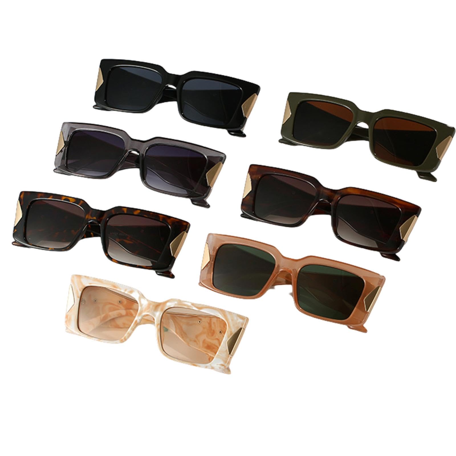 Gafas de sol de moda para mujer, estilo vintage punk, para hombre, con protección UV400, estilo retro, tendencia.