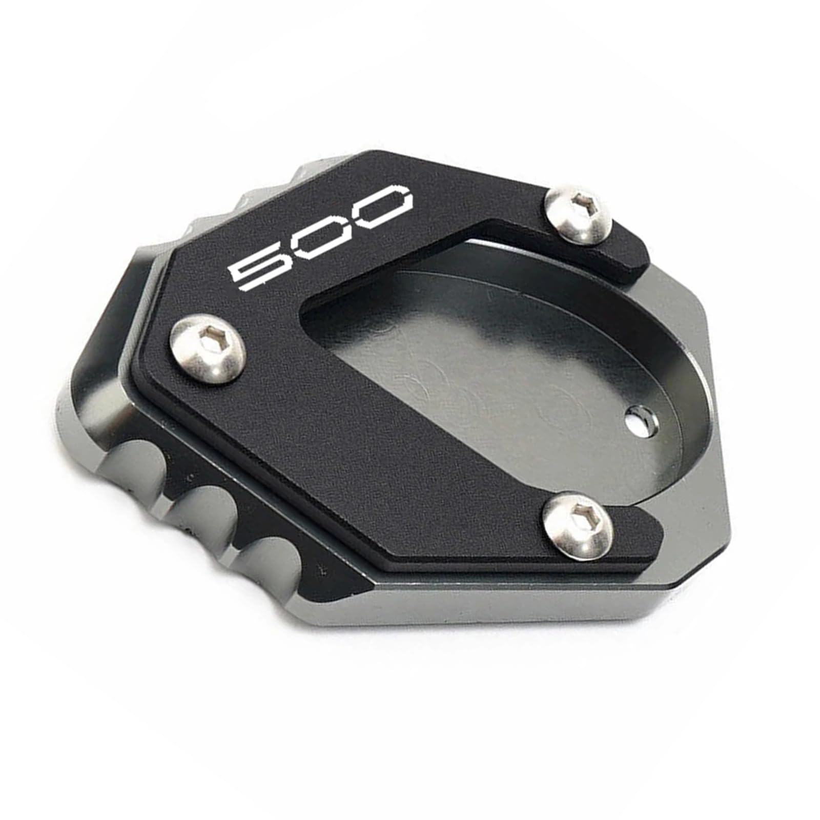 Per Ninja 500 Z500 SE 2024 2025 Accessori Supporto Estensione Cavalletto Laterale Moto Piastra NINJA Z 500 Eliminator 500 (Grigio)