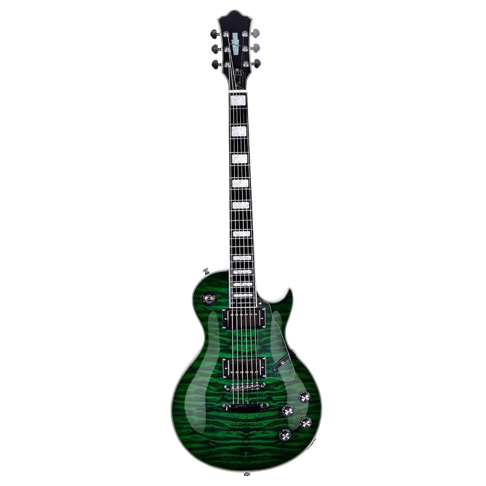 Standard Gitara Elektryczna Cewki Do Gitary Elektrycznej Solid Body Dzielone Z Torbą 6 Strun Mahoń Pełnowymiarowy Przetwornik Humbucker