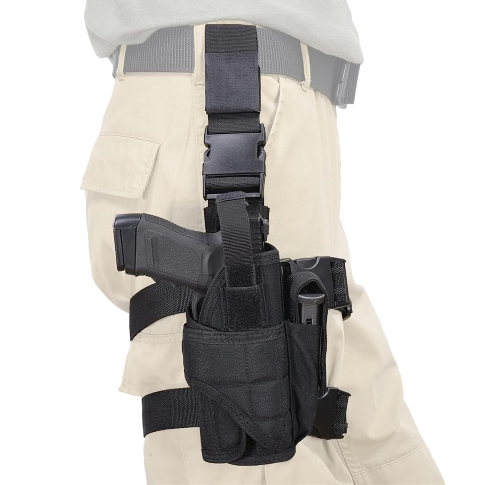 Fondina Pistola, Goldmiky Holster Tattica Fondina Ascellar, Fondina Nascosta per Pistola, Fondina da Trasporto Fondine Caccia, per Caccia, Tiro a Segno, Softair, Giochi Militari