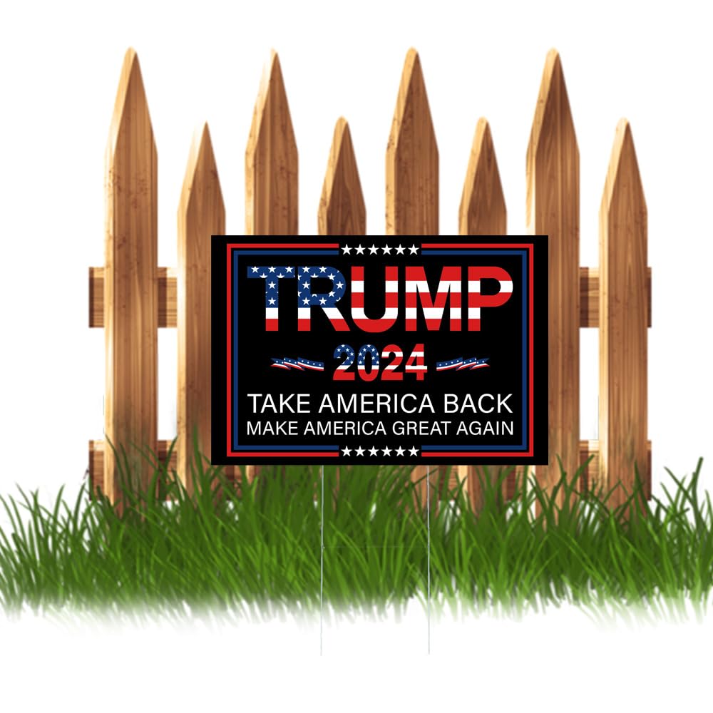 Trump Take America Back 2024 In Black Background Vector Image - Foto 6
