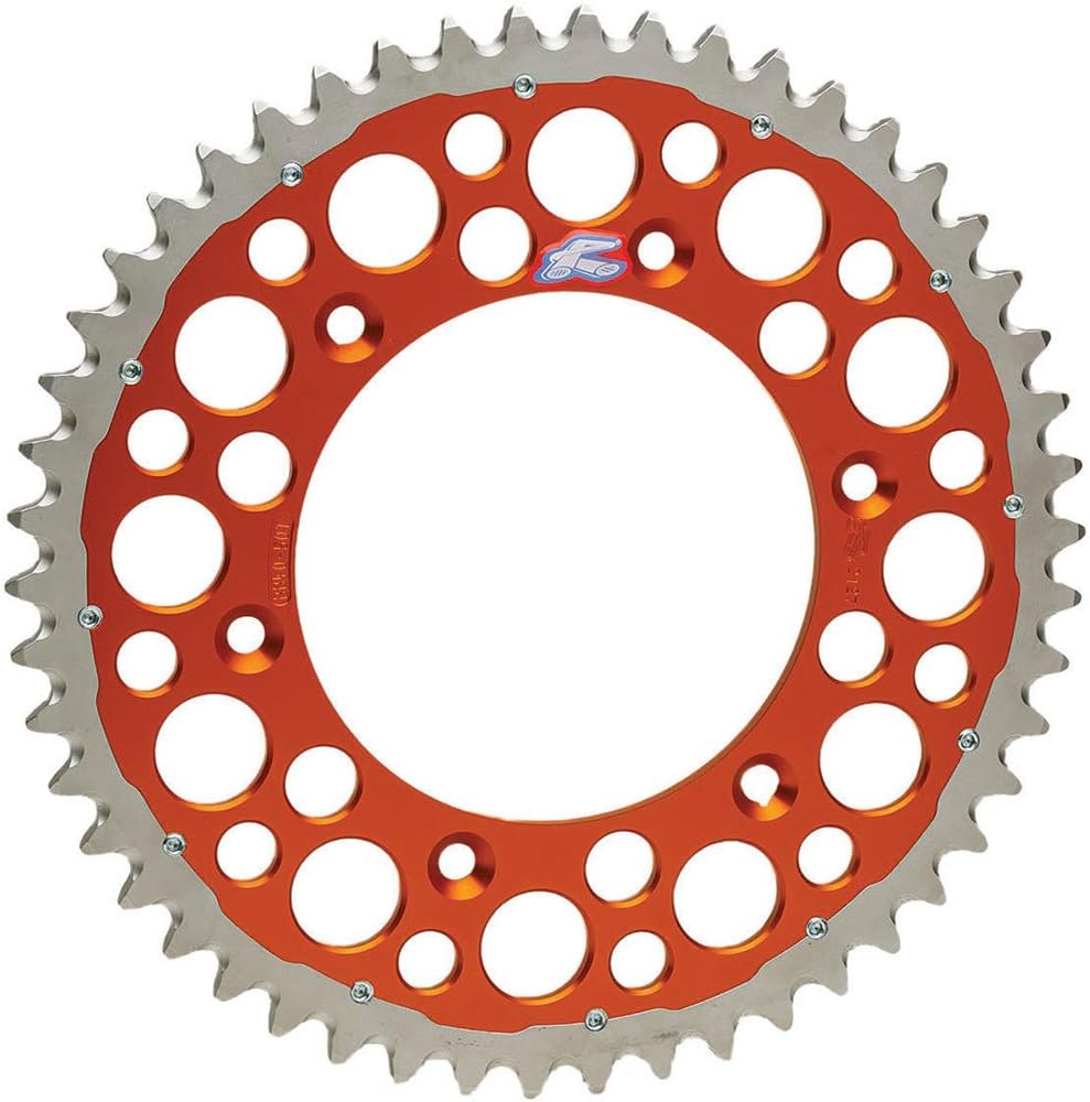 Renthal 1500-520-50GPBK Twinring Black 50 Tooth Rear Sprocket