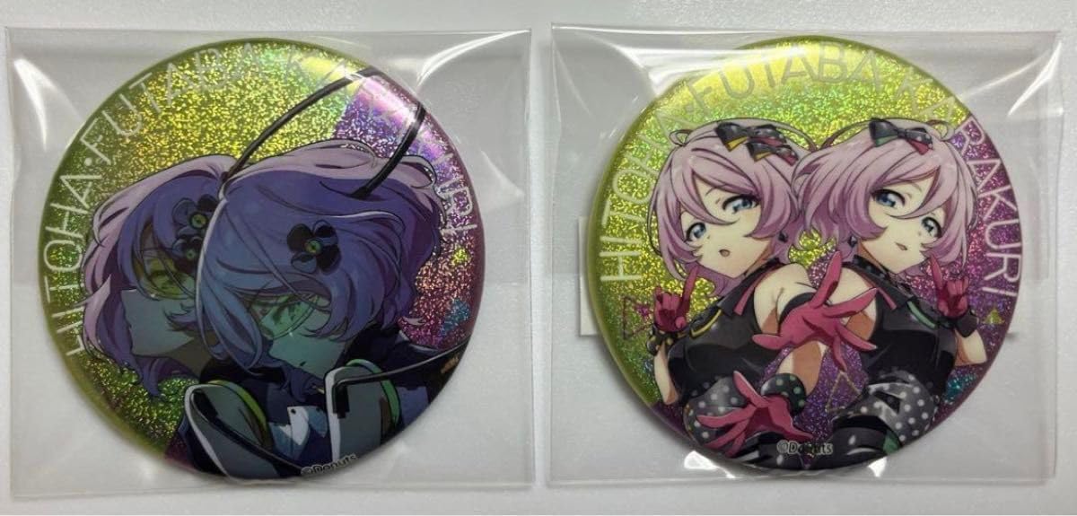 Tokyo7thシスターズ　ナナシス　グリッター缶バッジ　C95 限定 Tokyo 7th Sisters×JOYSOUND グリッター缶バッジ – Tokyo 7th