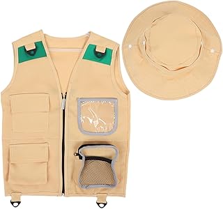 1Set Kid Exploration Kit with Vest Hat Kid Camping Bug Catcher Fishing Set Outdoor