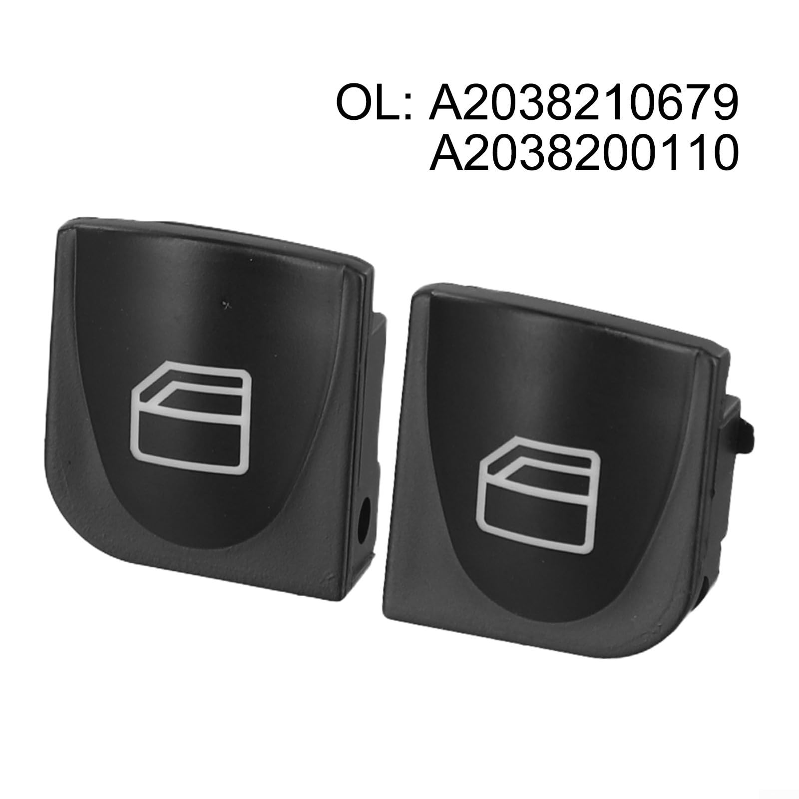 Bouton de remplacement pour interrupteur de lève-vitre pour Mercedes Classe C W203 et CLK pour W209, compatible avec OEM A2038200110 A2038210679, construction