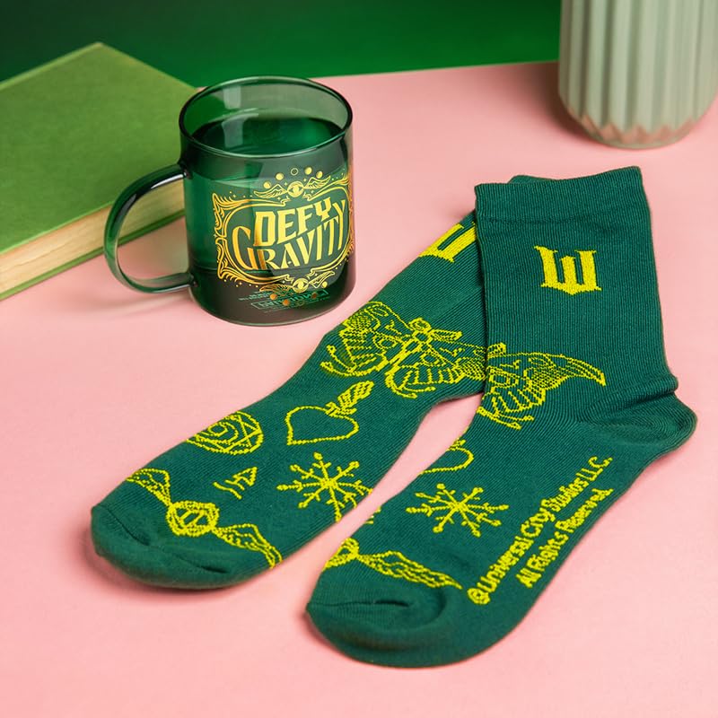 Wicked Movie Glass Mug & Socks Gift Set, Officially Licensed Disney Gift Fans - Image 2